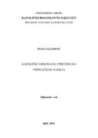 Katolički vjeronauk i prevencija vršnjačkoga nasilja